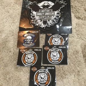 Lot of 6 NWT Harley-Davidson sew on patches